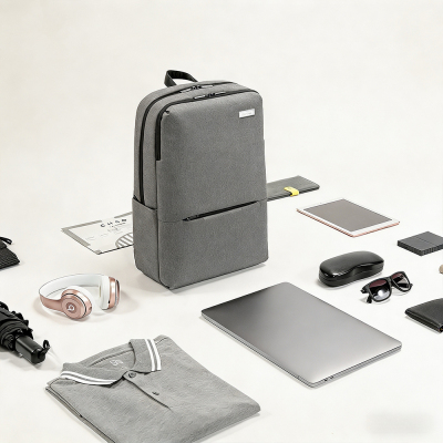 Go Des GD-6005 Breathable Fabric Shock Absorbing Laptop and Notebook Backpack with Shoulder Straps - 6