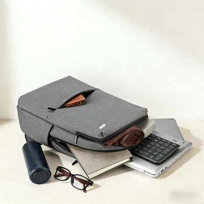 Go Des GD-6005 Nefes Alabilen Kumaş Şok Emici Omuz Askılı Laptop ve Notebook Sırt Çantası - 8