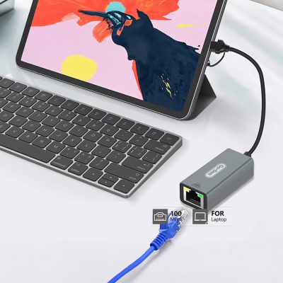Go Des GD-6871 RJ45 Type-C to USB-A Ethernet Converter Cable 100Mbps - 3