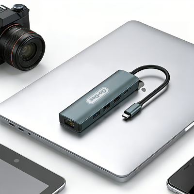 Go Des GD-6873 Type-C to HDTV 5-in-1 Converter Adapter - 6