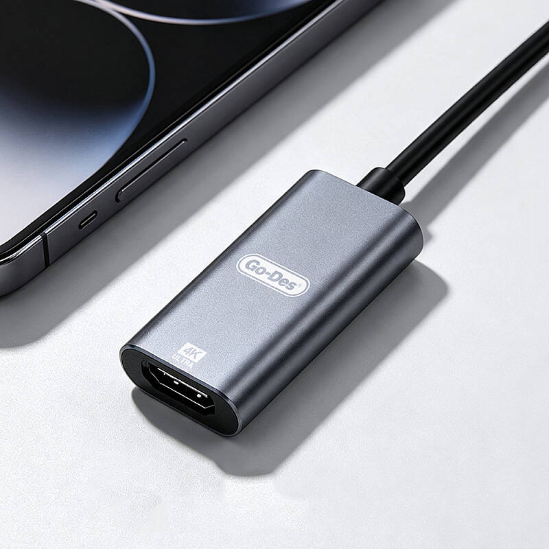 Go Des GD-6906 HDTV Type-C to HDMI 4K Ultra HD Ses ve Video Adaptörü 60hz - 4
