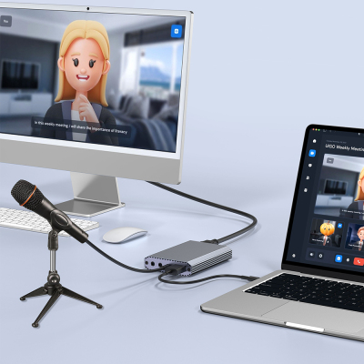 Go Des GD-6908 HDTV Ses ve Video Adaptörü USB-A/Hdmi/3.5mm/4K Ultra HD 60hz - 5