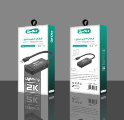 Go Des GD-8275 Lightning Av Cable - 2