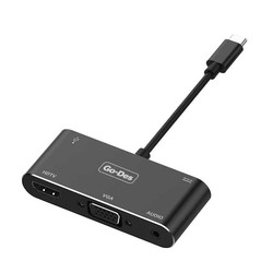 Go Des GD-8761 Usb-C To HDTV-VGA Adapter - 7