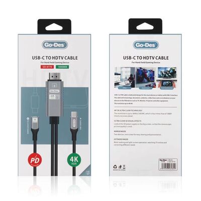 Go Des GD-8770 Type-C To HDMI Cable - 2