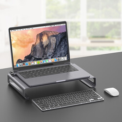 Go Des GD-9126 Hub Destekli Laptop Standı Docking Station Stand - 4