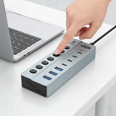 Go Des GD-9212 7 in 1 Çoklu Type-C ve USB Hub - 3