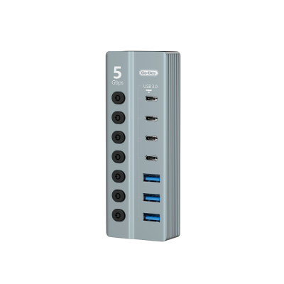 Go Des GD-9212 7 in 1 Çoklu Type-C ve USB Hub - 1
