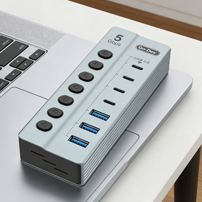 Go Des GD-9212 7-in-1 Multi-Type-C and USB Hub - 2