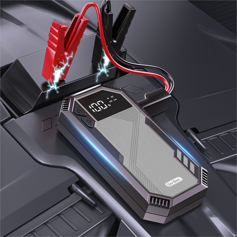 Go Des GD-B635 LED Light Vehicle Battery Emergency Booster Power Supply 12V - 7