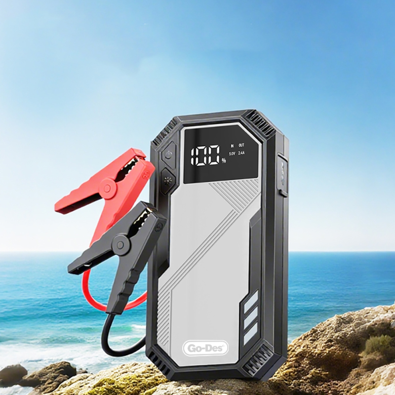 Go Des GD-B635 LED Light Vehicle Battery Emergency Booster Power Supply 12V - 3