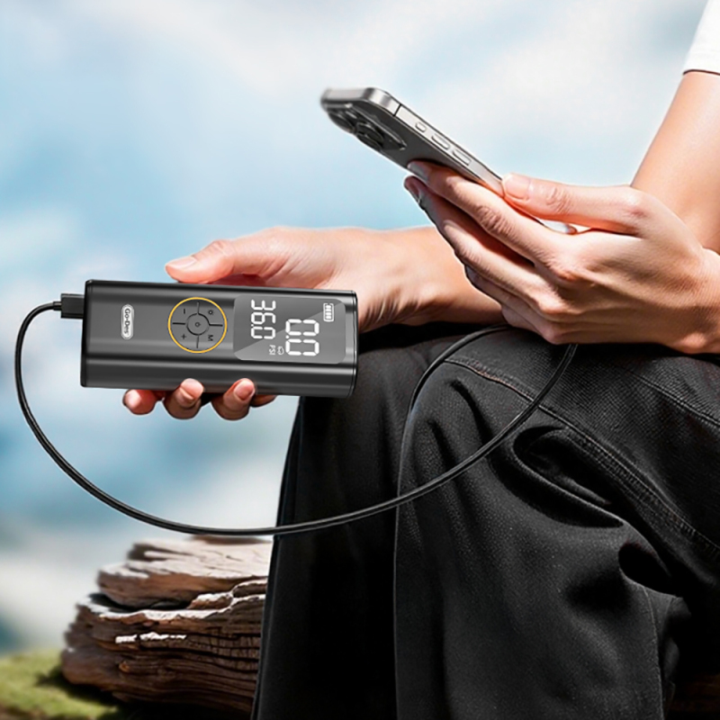 Go Des GD-B638 LED Işıklı Araç Hava Kompresörü ve Powerbank 12V - 5