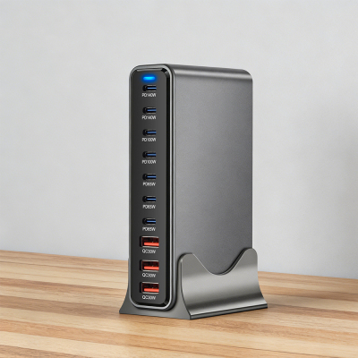 Go Des GD-B963 GaN Technology 10-Port Desktop Charging Station 765W - 2