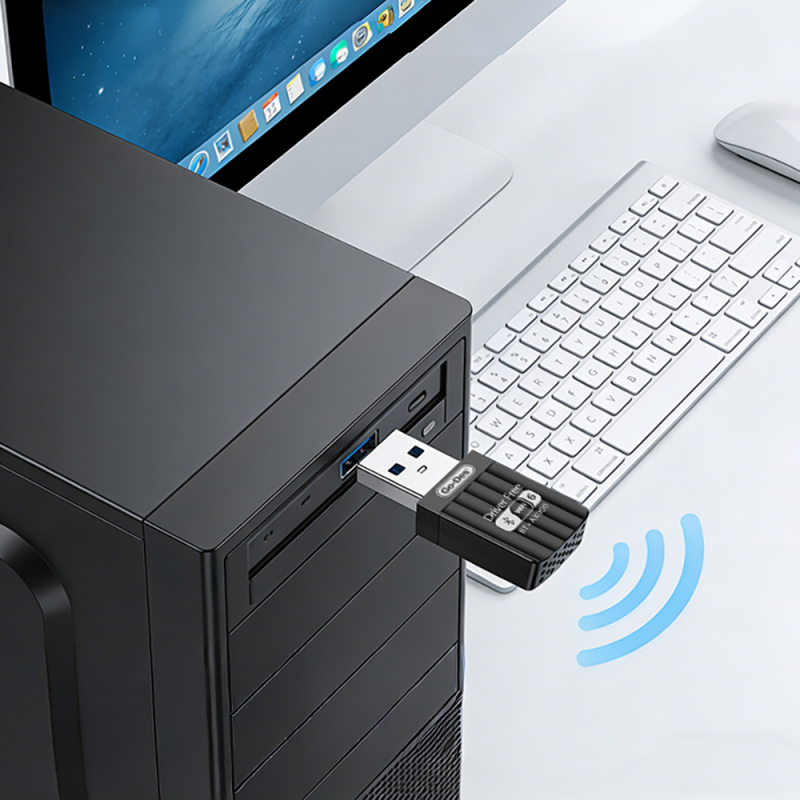 Go Des GD-BT118 Dual Band WiFi - Bluetooth USB Adapter - 5