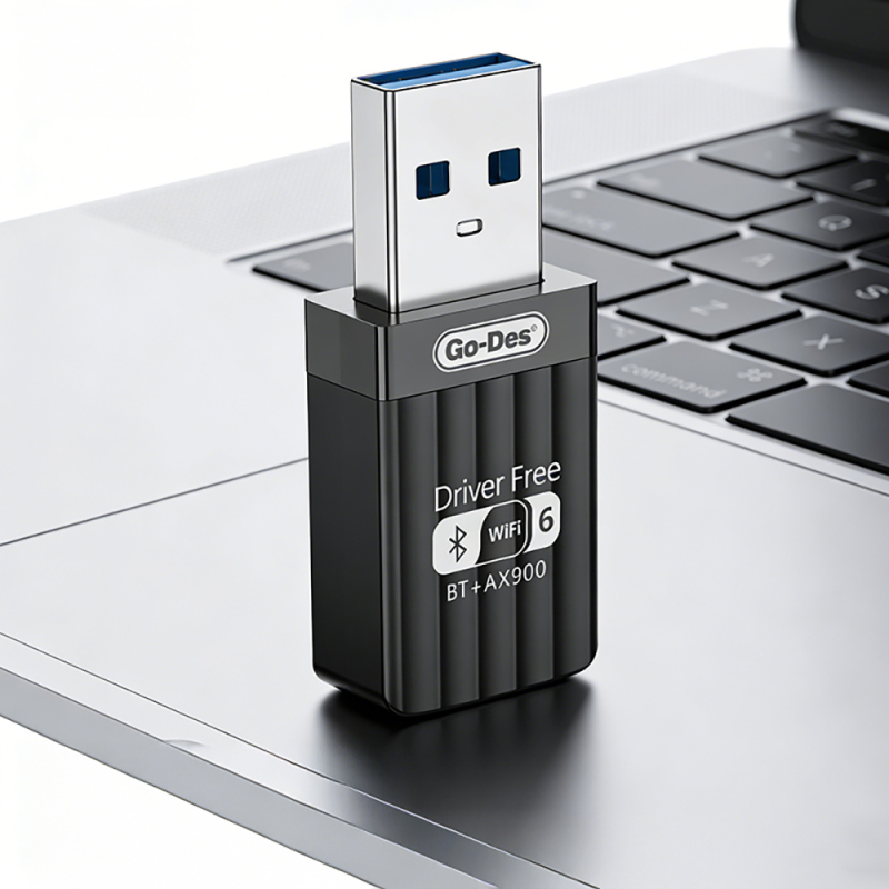 Go Des GD-BT118 Dual Band WiFi - Bluetooth USB Adapter - 6