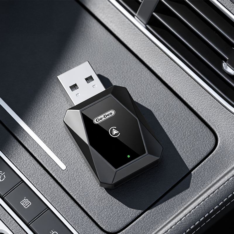 Go Des GD-BT212 Android Auto Destekli CarPlay USB Bluetooth Wireless Transmitter Adaptör - 3