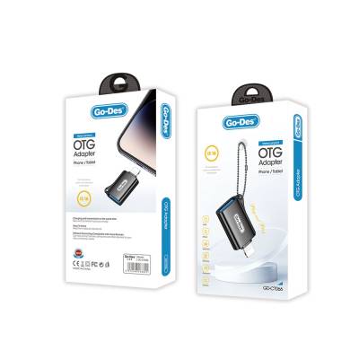 Go-Des GD-CT066 USB-A to Lightning OTG Adapter - 3