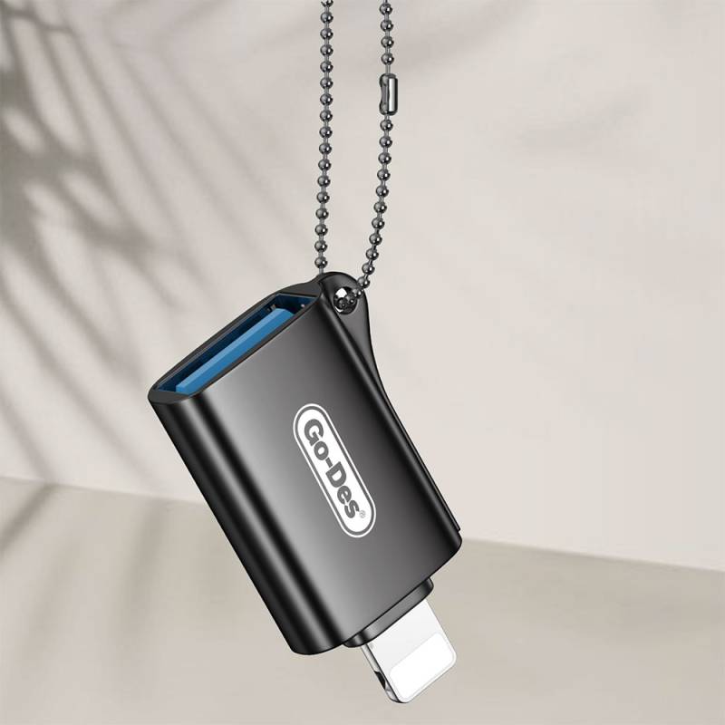 Go-Des GD-CT066 USB-A to Lightning OTG Adapter - 5