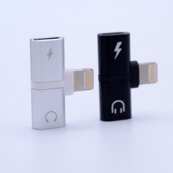Go Des GD-CT013 2 in 1 Lightning Headphone and Charge Converter Connector - 1