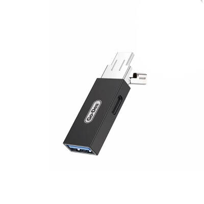 Go Des GD-CT192 USB-A to Type-C and Type-C to USB-A 4in1 OTG Converter Adapter - 1