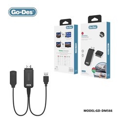 Go Des GD-DM566 Kablosuz HDMI Ses ve Görüntü Aktarıcı - 10