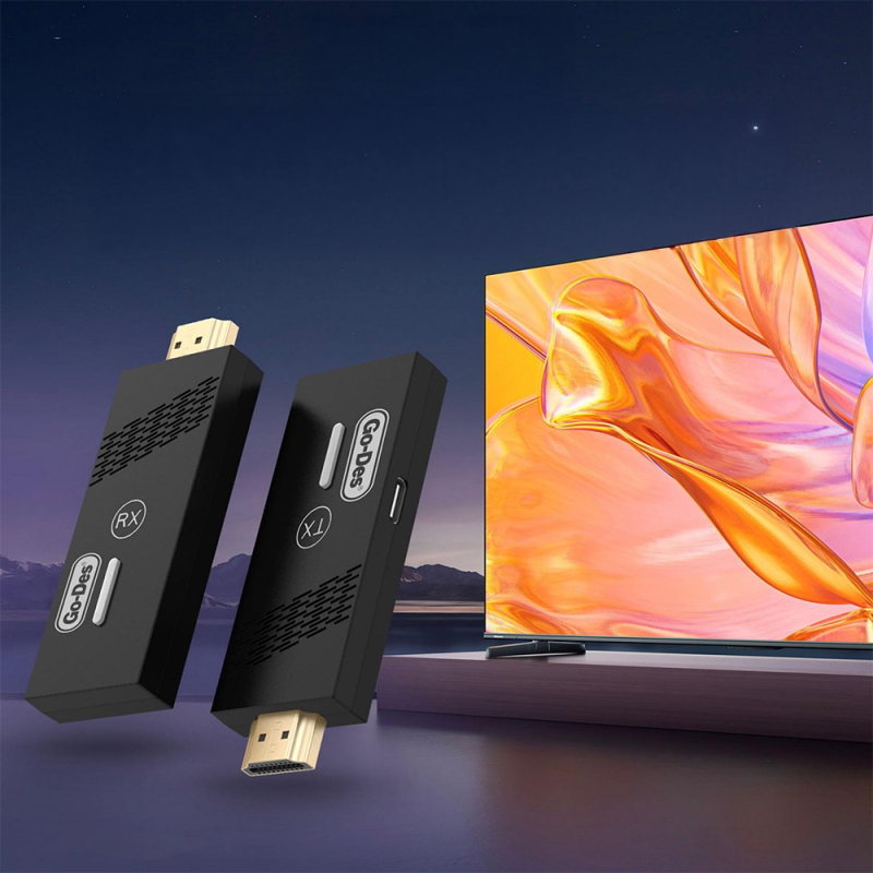 Go Des GD-DM568 Kablosuz HDTV Ultra HD 4K Görüntü Aktarıcı Adaptör - 3