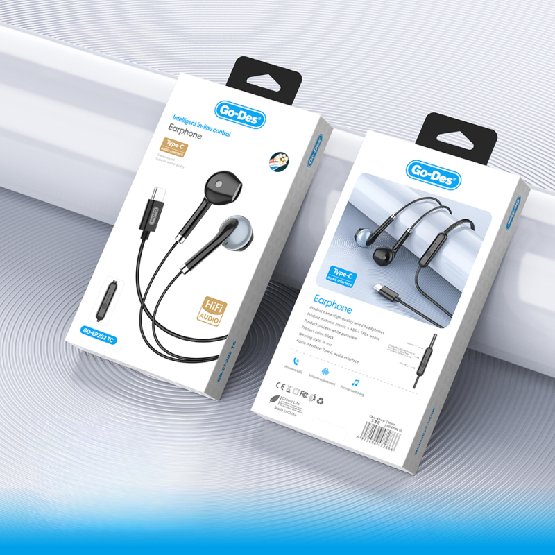 Go Des GD-EP202 Type-C Headphones - 4