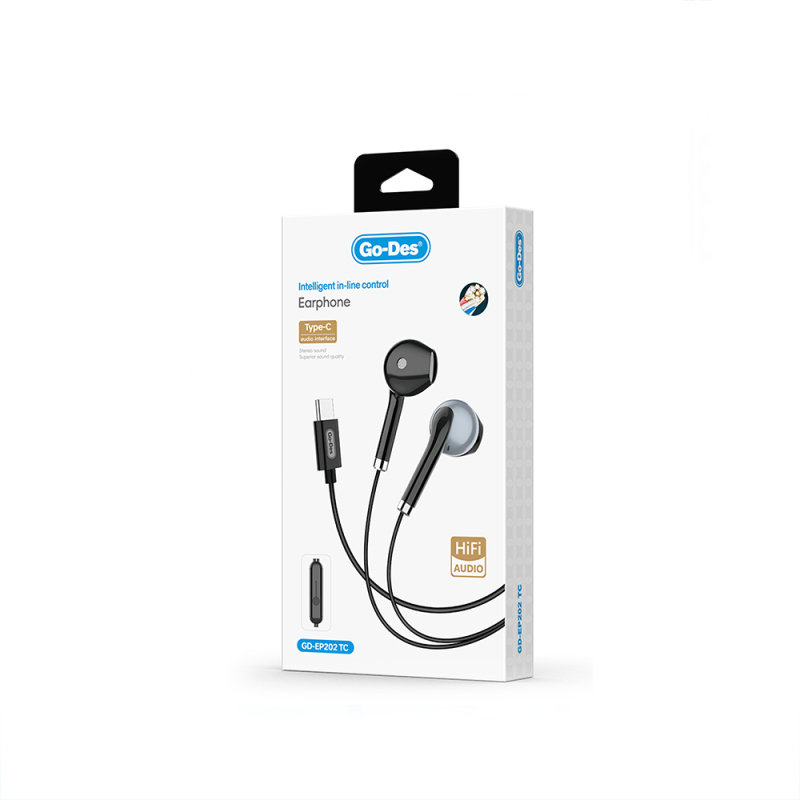 Go Des GD-EP202 Type-C Headphones - 5