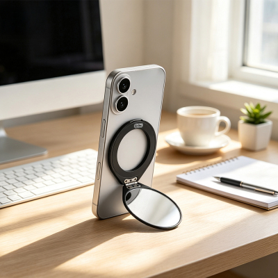 Go Des GD-G066 Makyaj Aynalı Magnetik Telefon Standı - 5