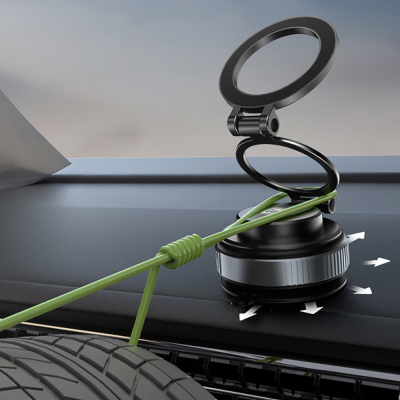 Go Des GD-HD238 360 Degree Rotating Vacuum Magnetic Phone Holder - 6