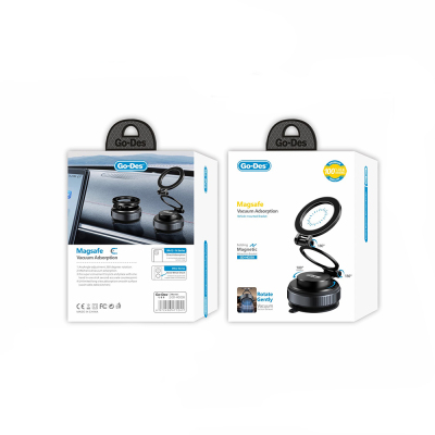 Go Des GD-HD238 360 Derece Dönebilen Vakum Özellikli Magnetik Telefon Tutucu - 8