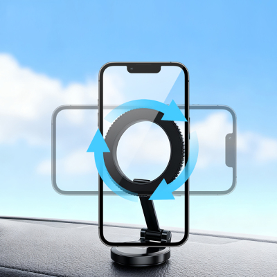 Go Des GD-HD242 360 Degree Rotating Flat Floor Car Phone Holder - 6
