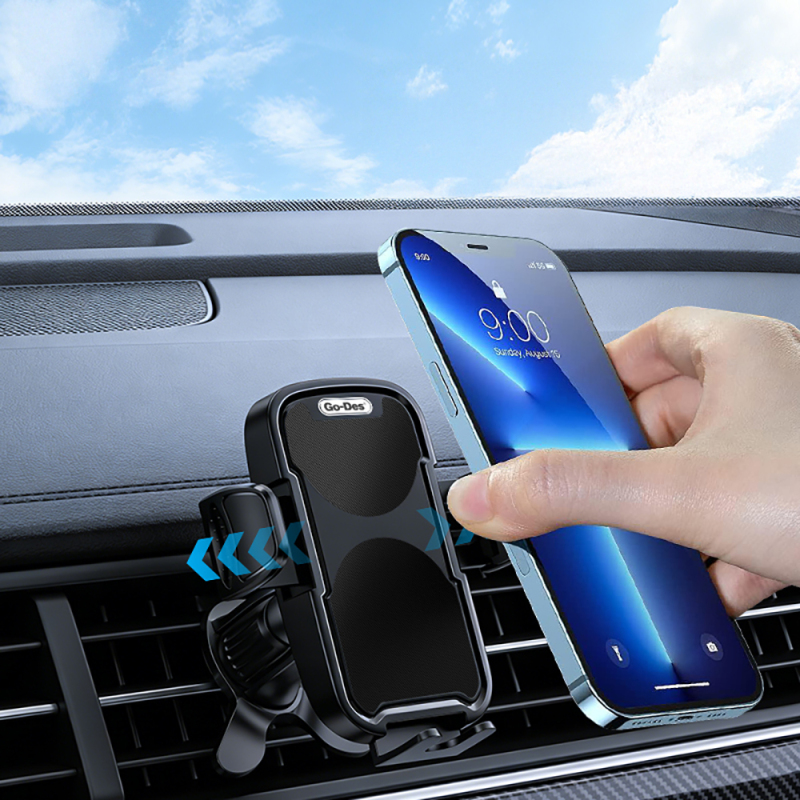 Go Des GD-HD265 360° Rotating Semi-Automatic Car Phone Holder - 3