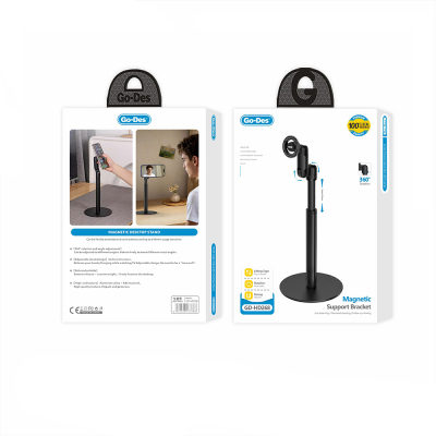 Go Des GD-HD268 Taşınabilir Katlanabilir 360 Derece Dönebilen Magnetik Telefon Standı - 8