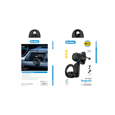 Go Des GD-HD272 Air Vent Design Magnetic Car Phone Holder - 8