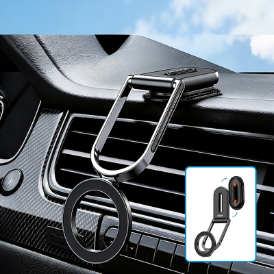 Go Des GD-HD273 Foldable Magnetic Flat Surface Car Phone Holder - 3