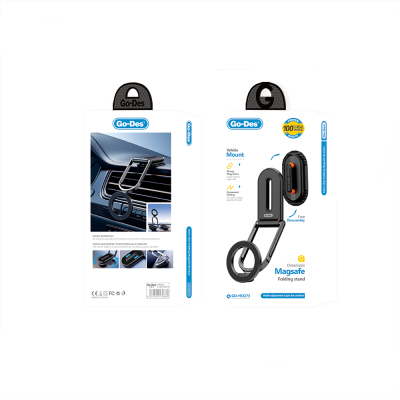 Go Des GD-HD273 Foldable Magnetic Flat Surface Car Phone Holder - 8