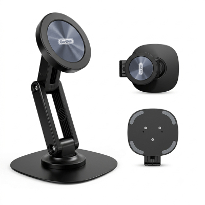 Go Des GD-HD282 Portable Foldable 360° Rotating Magnetic Stand - 1