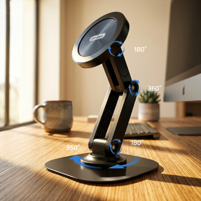Go Des GD-HD282 Portable Foldable 360° Rotating Magnetic Stand - 8