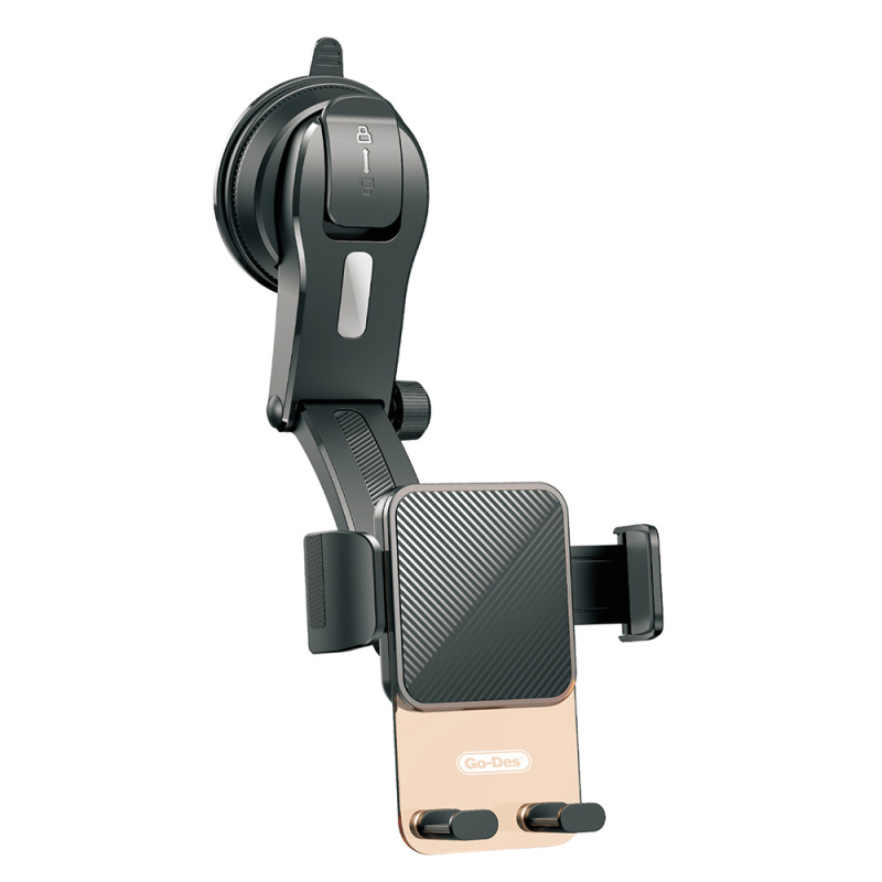 Go-Des GD-HD328 360 Degree Rotatable Vacuum Design In-Car Phone Holder - 1