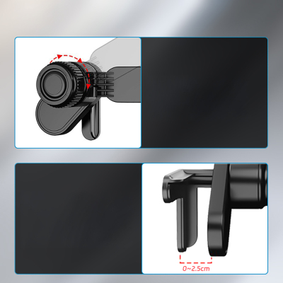 Go Des GD-HD341 V Köşeli Ayarlanabilir Magnetik Araç İçi Telefon Tutucu - 6