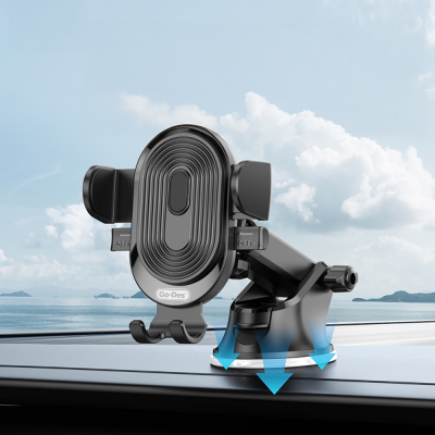 Go Des GD-HD353 360 Derece Dönebilen Vakumlu Tasarım Araç İçi Telefon Tutucu - 4