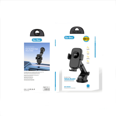 Go Des GD-HD356 360 Degree Rotating Telescopic Vacuum Design Car Phone Holder - 8