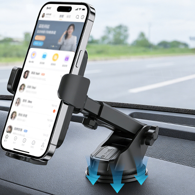 Go Des GD-HD356 360 Derece Dönebilen Teleskopik Vakumlu Tasarım Araç İçi Telefon Tutucu - 6