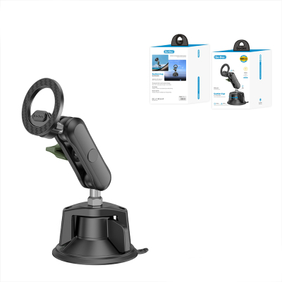 Go Des GD-HD361 360 Derece Dönebilen Vakumlu Tasarım Magnetik Araç İçi Telefon Tutucu - 4