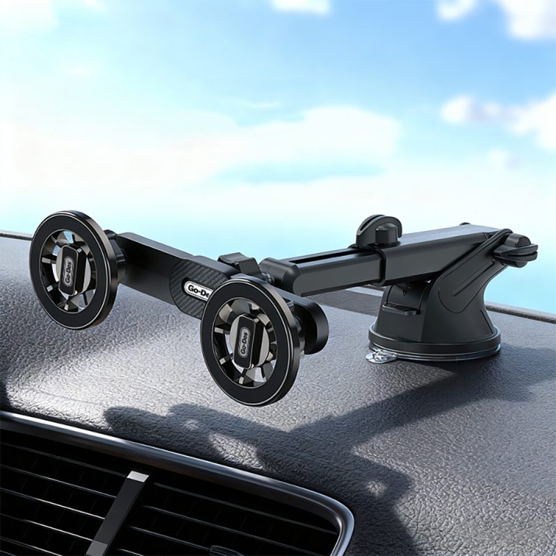 Go Des GD-HD363 360 Derece Dönebilen Uzatılabilir 2in1 Araç Telefon Tutucu - 3