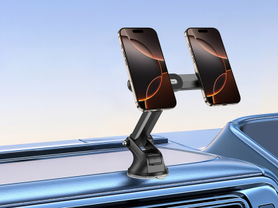 Go Des GD-HD363 360 Derece Dönebilen Uzatılabilir 2in1 Araç Telefon Tutucu - 7
