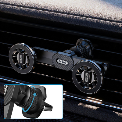 Go Des GD-HD365 Havalandırma Tasarım 2in1 Magnetik Araç Telefon Tutucu - 6