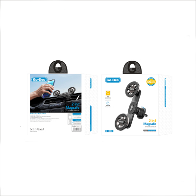 Go Des GD-HD365 Havalandırma Tasarım 2in1 Magnetik Araç Telefon Tutucu - 7