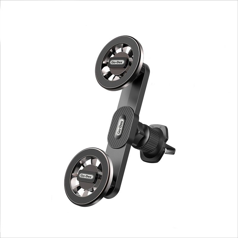Go Des GD-HD365 Ventilation Design 2in1 Magnetic Car Phone Holder - 1